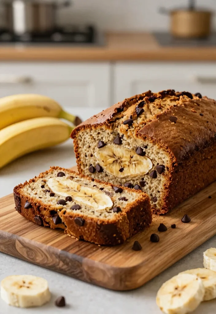 20 Vegan Dairy Free Recipes: Plant-Based Perfection - 20. Vegan Chocolate Chip Banana Bread 1