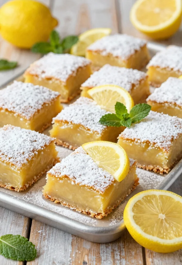 20 Vegan Dairy Free Recipes: Plant-Based Perfection - 6. Vegan Lemon Bars 1