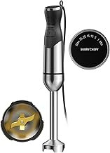 2025 New 1000W Immersion Blender Handheld – 25-Speed, Stainless Steel, H...