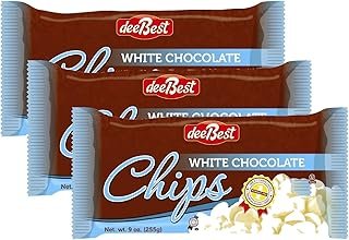 Dee Best Vegan White Chocolate Flavored Chips | Great for Baking | Non-d...
