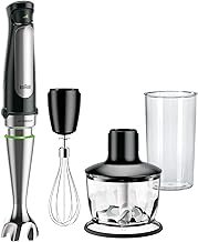 Braun MultiQuick 7 3-in-1 Immersion Blender with Food Processor – Powerf...