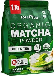 Organic Matcha Green Tea Powder (1lb) – Certified USDA Organic Powder fo...