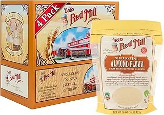 Bob's Red Mill Almond Flour, 16oz (Pack of 4) - Non GMO, Vegan, Paleo Fr...