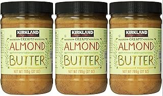 Kirkland Signature - Creamy Almond Butter, 27 Ounce - 3 Jars