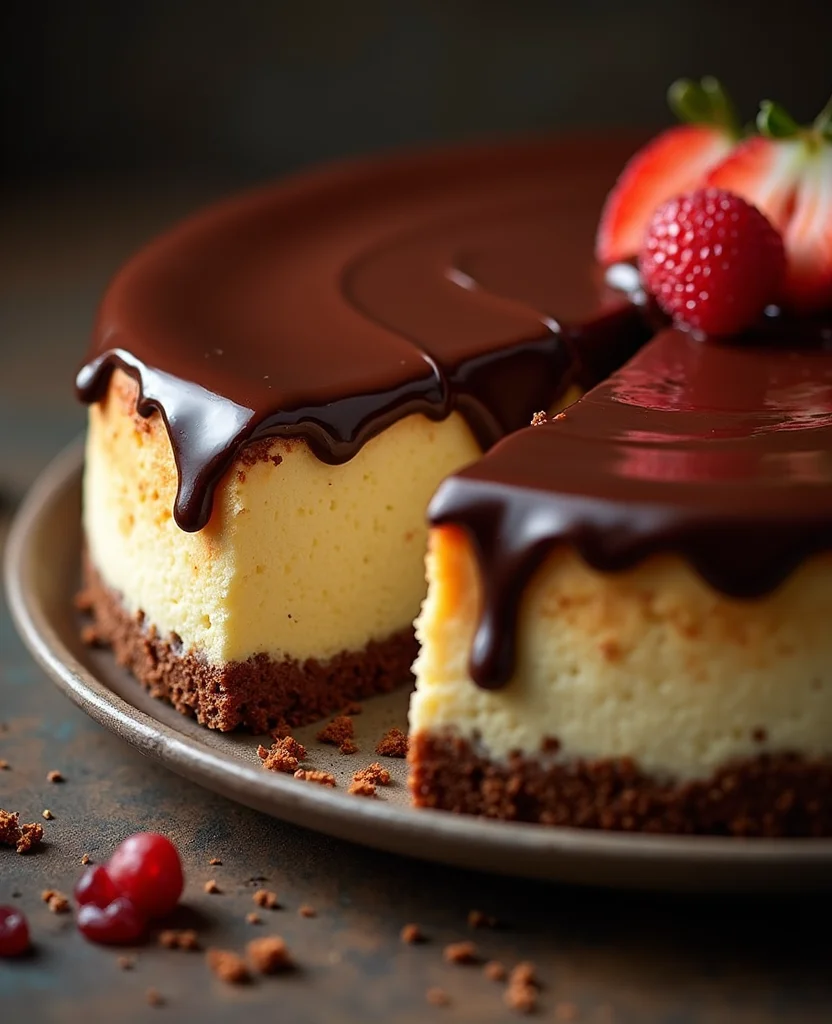 Creamy Dairy Free Cheesecake: Indulgent and Satisfying - Step 5: Pour Filling Over Base 1