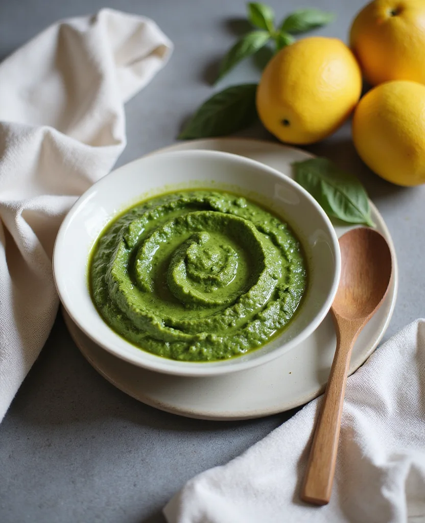 Fresh Dairy Free Pesto Recipe: Vibrant and Flavorful - Step 7: Final Blend and Check Consistency 1