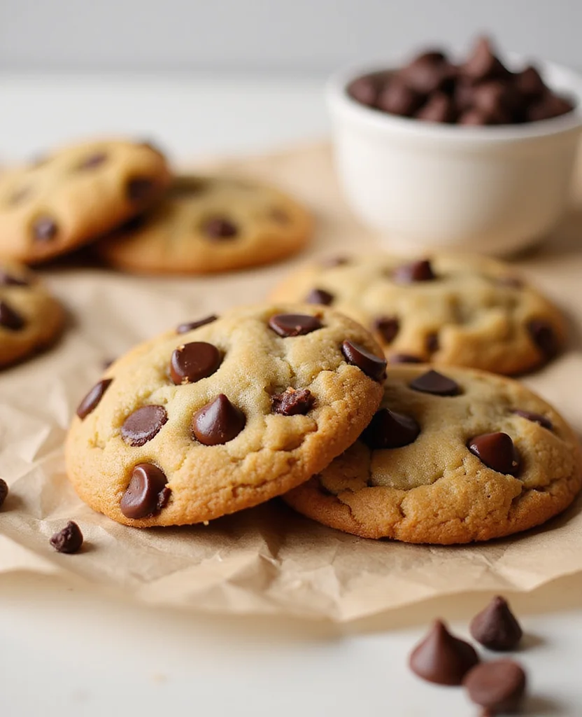 Soft Dairy Free Chocolate Chip Cookies: Chewy and Delicious - Step 8: Shape and Bake Cookies 1