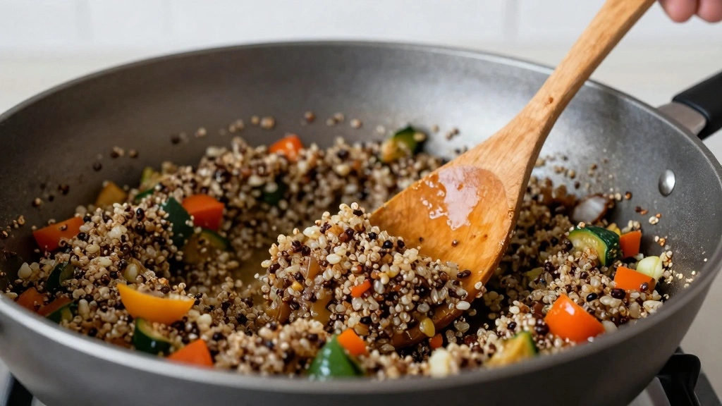 Soy and Dairy Free Recipes: Allergy-Friendly Options - Step 6: Combine Quinoa and Sauce 1