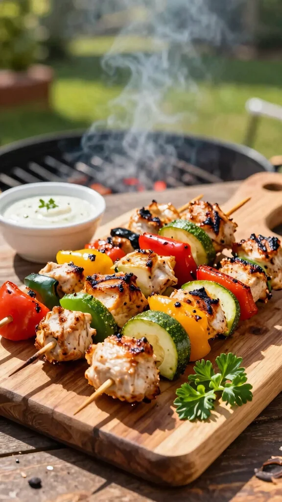 10 Gluten Free Casein Free Recipes Kids Will Actually Enjoy Eating - 6. Chicken and Vegetable Skewers 1