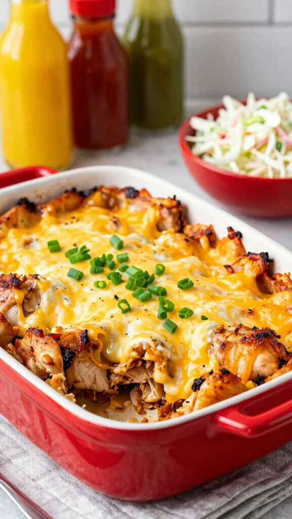 10 Gluten Free Chicken Casserole Recipes for Easy and Hearty Family Dinners - 8. BBQ Chicken Casserole 1