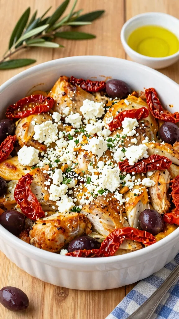 10 Gluten Free Chicken Casserole Recipes for Easy and Hearty Family Dinners - 9. Greek Chicken Casserole 1