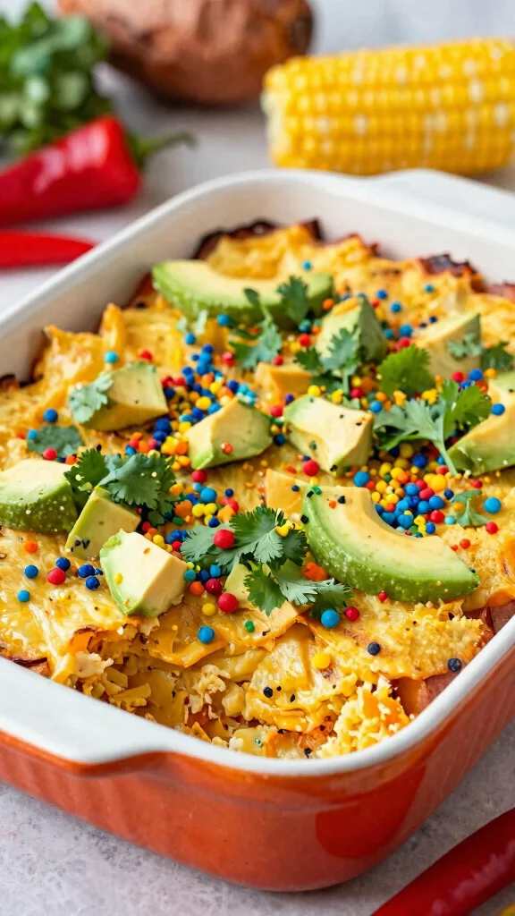 10 Gluten Free Dairy Free Casserole Recipes for Easy Weeknight Dinners - 10. Tex-Mex Sweet Potato Casserole 1