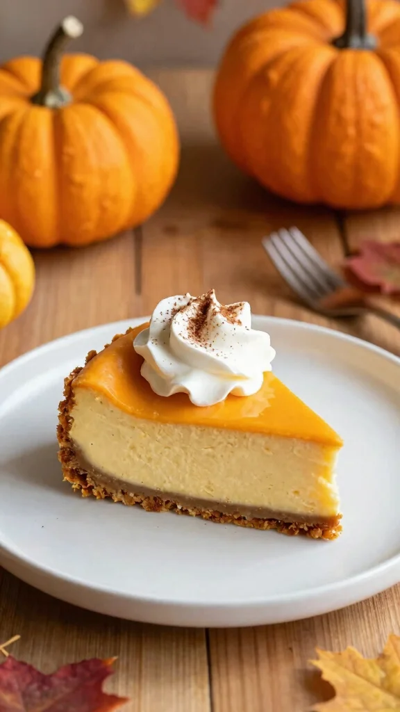 10 Gluten Free Pumpkin Recipes for Cozy Fall Baking and Cooking Ideas - 10. Pumpkin Cheesecake 1