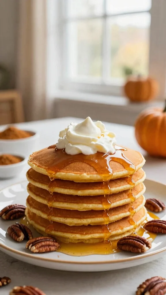 10 Gluten Free Pumpkin Recipes for Cozy Fall Baking and Cooking Ideas - 4. Pumpkin Pancakes 1