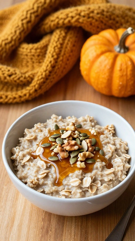 10 Gluten Free Pumpkin Recipes for Cozy Fall Baking and Cooking Ideas - 6. Pumpkin Oatmeal 1