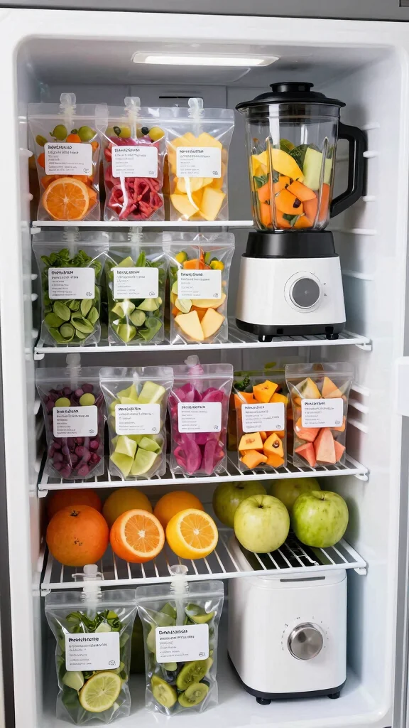 10 Gluten Free Recipes for New Moms That Are Nourishing and Easy to Make - 5. Smoothie Packs for Quick Snacks 1