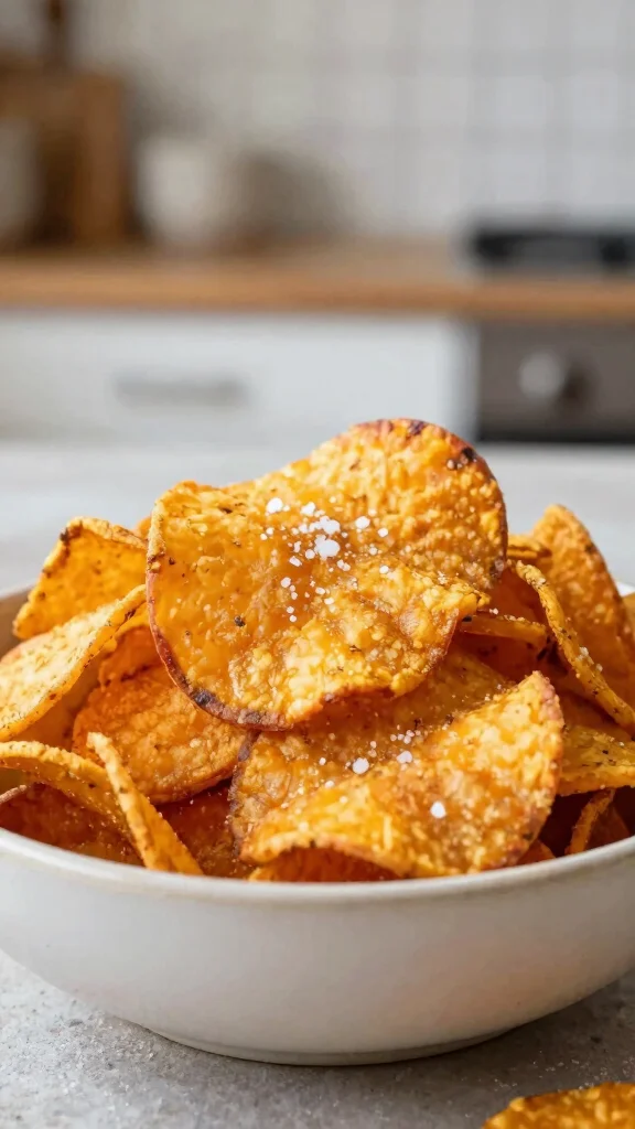 10 Gluten and Dairy Free Snack Recipes for Easy Homemade Bites - 4. Sweet Potato Chips 1