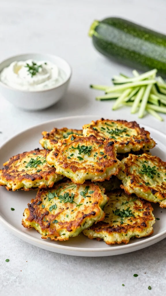 10 Gluten and Dairy Free Snack Recipes for Easy Homemade Bites - 6. Zucchini Fritters 1