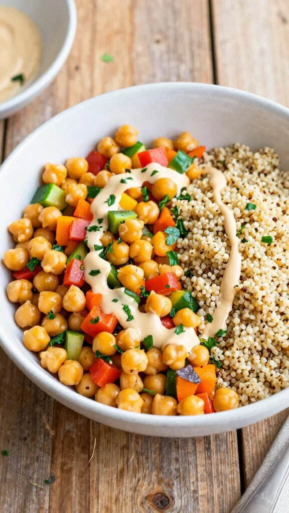 11 Gluten Free Dairy Free Lunch Recipes That Are Easy, Fresh, and Filling - 10. Mediterranean Chickpea Bowl 1
