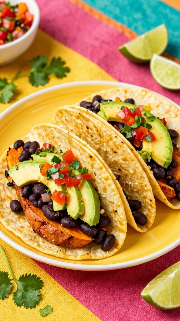 11 Gluten Free Dairy Free Lunch Recipes That Are Easy, Fresh, and Filling - 4. Sweet Potato and Black Bean Tacos 1