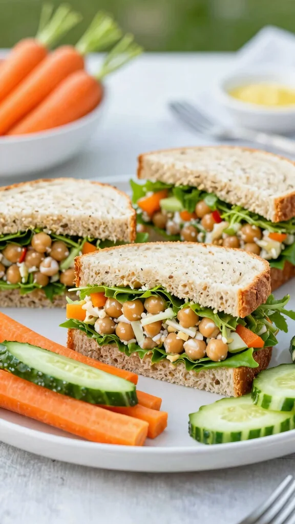 11 Gluten Free Dairy Free Potluck Recipes That Everyone Will Want to Try - 6. Chickpea Salad Sandwiches 1