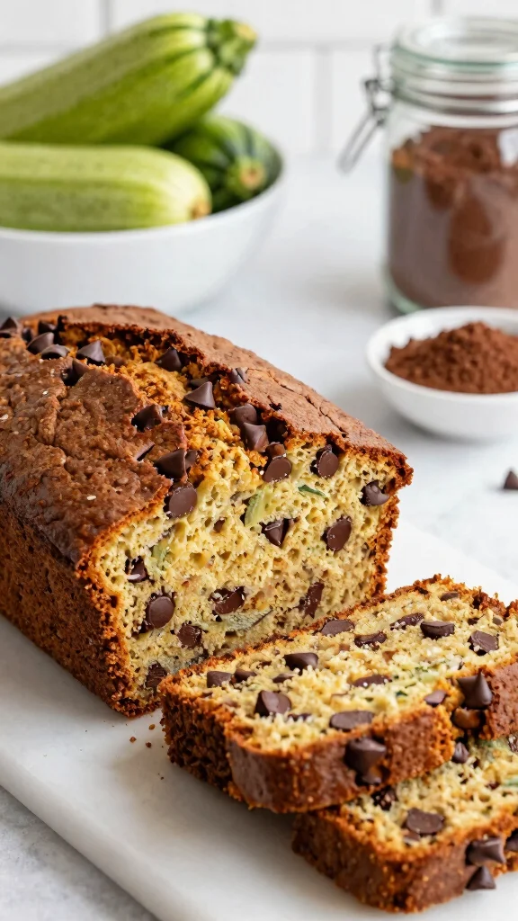 11 Gluten Free Zucchini Bread Recipes That Are Moist, Soft, and Easy to Bake - 2. Chocolate Chip Gluten Free Zucchini Bread 1
