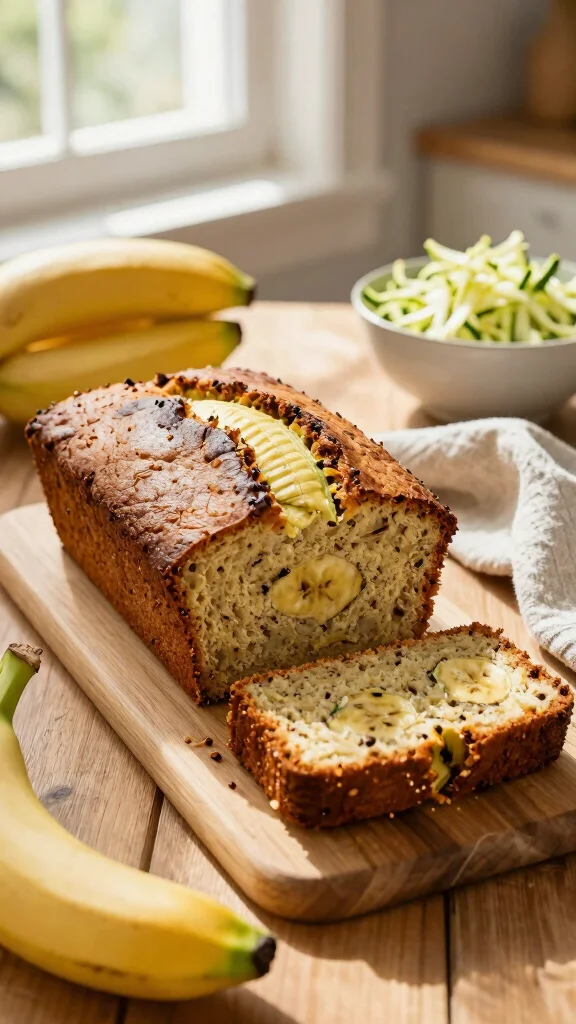 11 Gluten Free Zucchini Bread Recipes That Are Moist, Soft, and Easy to Bake - 3. Banana Zucchini Bread 1
