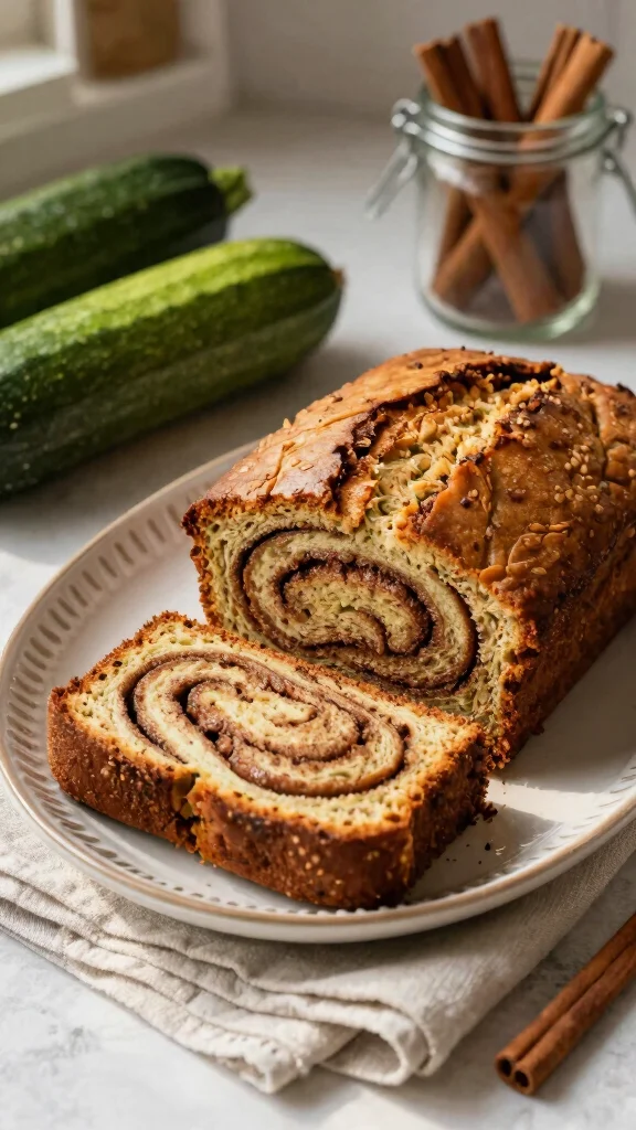 11 Gluten Free Zucchini Bread Recipes That Are Moist, Soft, and Easy to Bake - 4. Cinnamon Swirl Gluten Free Zucchini Bread 1