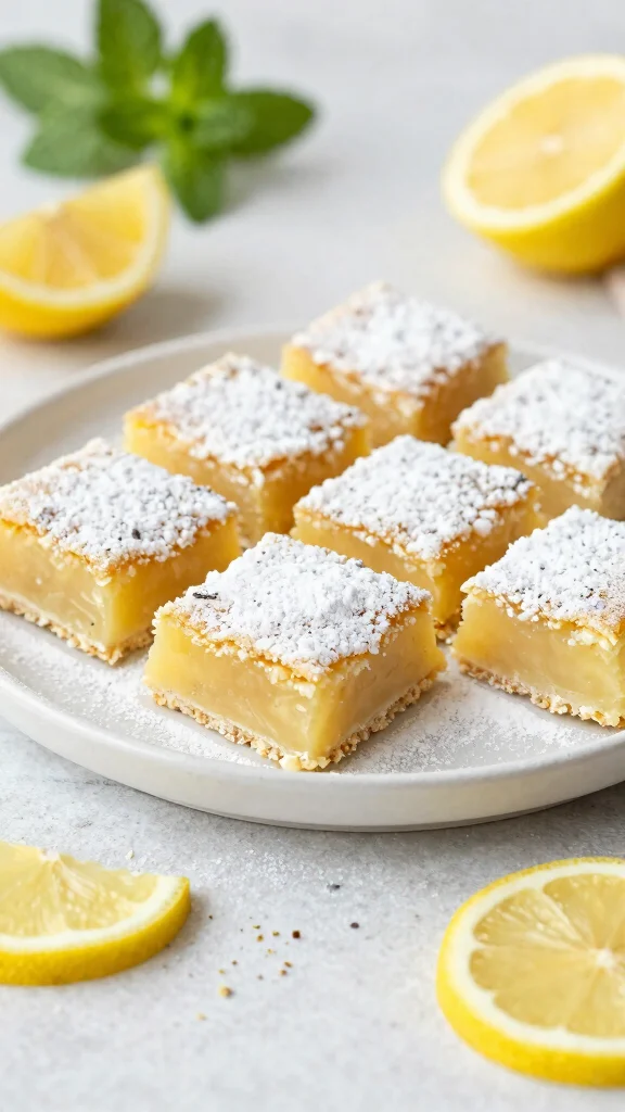 11 Gluten and Dairy Free Dessert Recipes for Every Sweet Tooth - 11. Vegan Lemon Bars 1