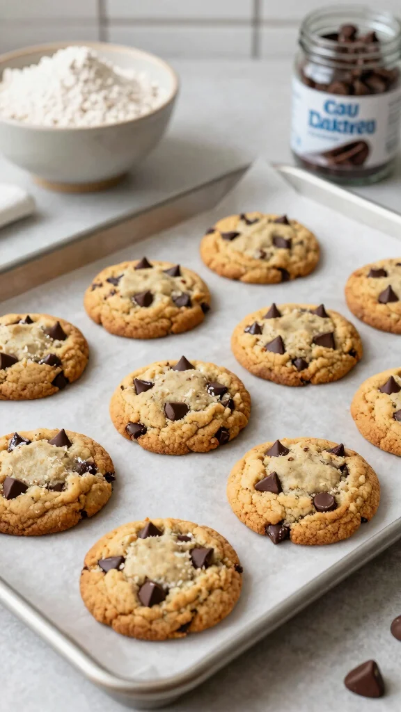 11 Gluten and Dairy Free Dessert Recipes for Every Sweet Tooth - 2. Coconut Flour Chocolate Chip Cookies 1