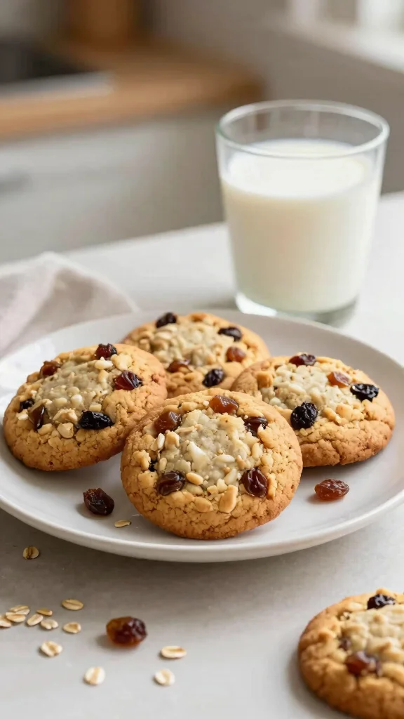 11 Gluten and Dairy Free Dessert Recipes for Every Sweet Tooth - 6. Oatmeal Raisin Cookies 1
