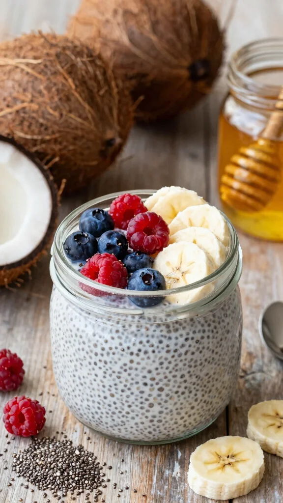 11 Low Carb Gluten Free Dairy Free Recipes for Healthy Everyday Eating - 6. Coconut Chia Pudding 1