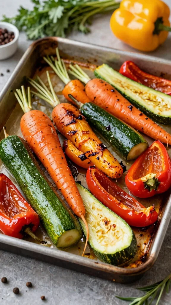 11 Low Carb Gluten Free Dairy Free Recipes for Healthy Everyday Eating - 8. Roasted Vegetable Medley 1