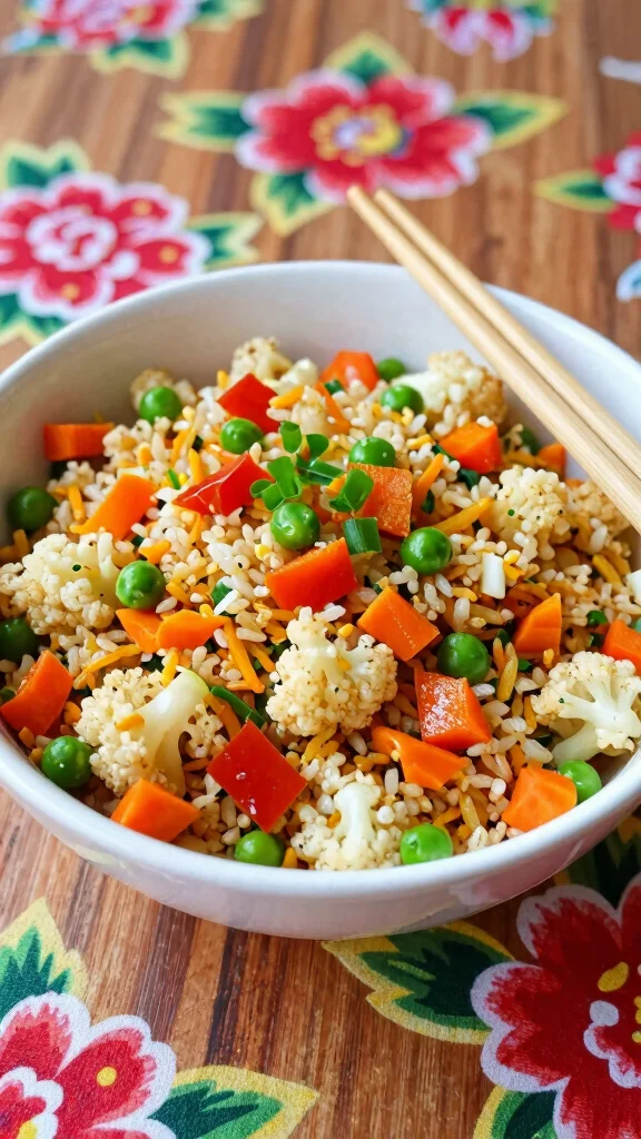 11 Low Carb Gluten Free Recipes for Dinner That Are Easy and Satisfying - 2. Cauliflower Fried Rice 1