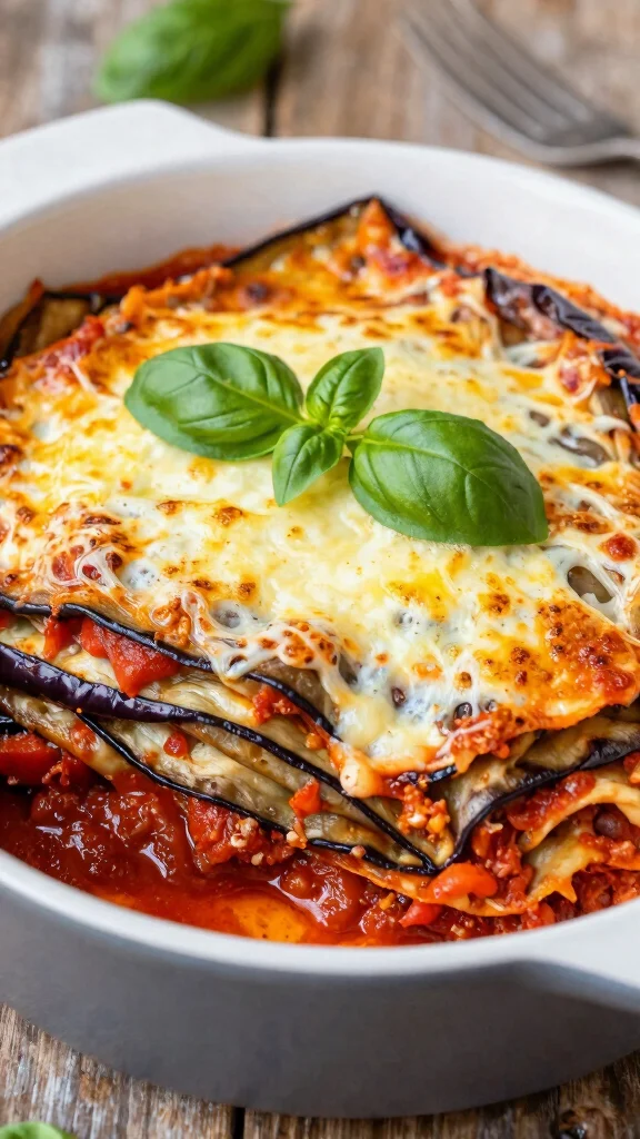 11 Low Carb Gluten Free Recipes for Dinner That Are Easy and Satisfying - 7. Eggplant Lasagna 1