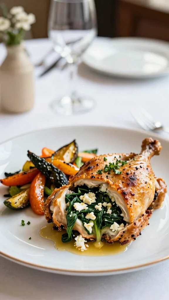 11 Low Carb Gluten Free Recipes for Dinner That Are Easy and Satisfying - 9. Spinach and Feta Stuffed Chicken 1