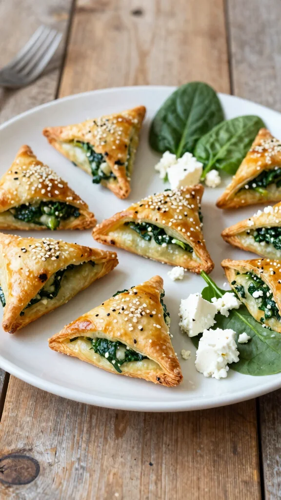 11 Schar Gluten Free Puff Pastry Recipes for Sweet and Savory Treats - 2. Savory Spinach and Feta Puff Pastry Bites 1