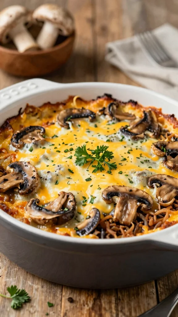 12 Gluten Free Casserole Recipes for Dinner That Are Easy and Comforting - 10. Savory Mushroom and Wild Rice Casserole 1
