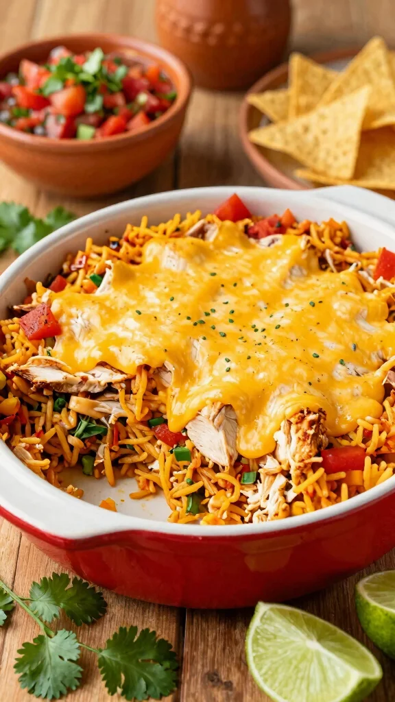 12 Gluten Free Casserole Recipes for Dinner That Are Easy and Comforting - 11. Mexican Chicken and Rice Casserole 1
