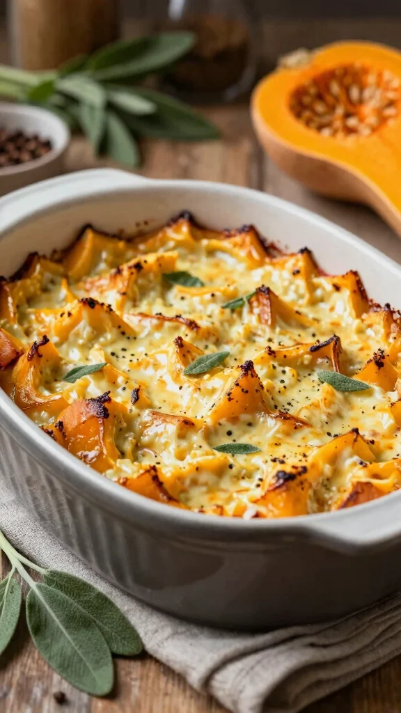 12 Gluten Free Casserole Recipes for Dinner That Are Easy and Comforting - 8. Butternut Squash and Sage Casserole 1