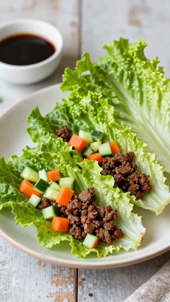 12 Gluten Free Dairy Free Ground Beef Recipes for Budget Friendly Dinners - 6. Beef Lettuce Wraps 1