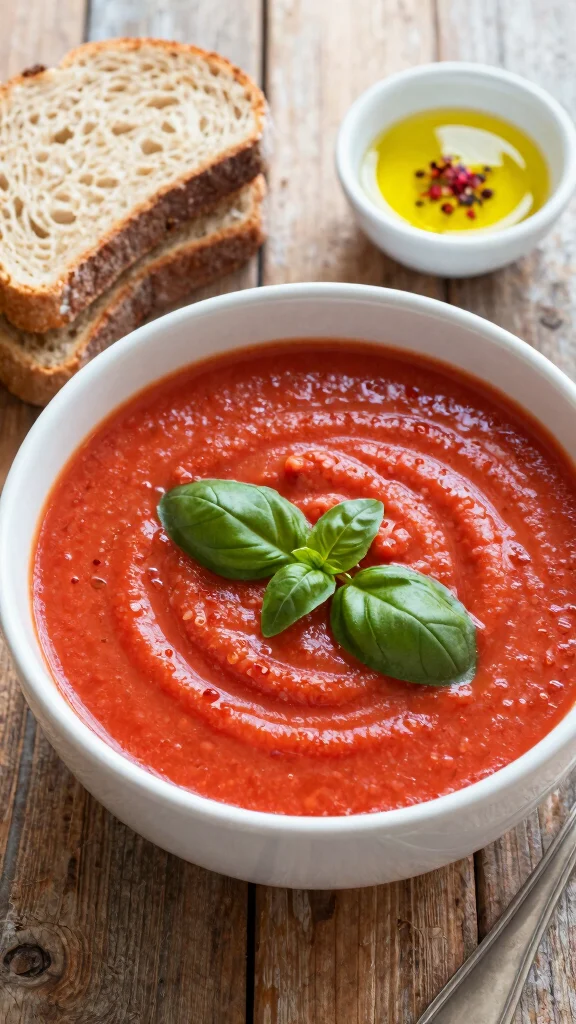 12 Gluten Free Dairy Free Soup Recipes for Cozy and Comforting Meals - 1. Creamy Tomato Basil Soup 1