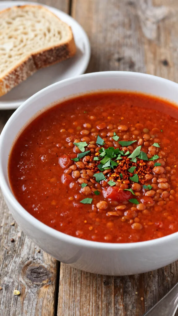 12 Gluten Free Dairy Free Soup Recipes for Cozy and Comforting Meals - 12. Spicy Lentil and Tomato Soup 1