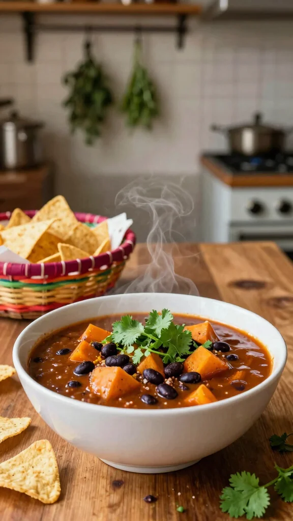 12 Gluten Free Dairy Free Soup Recipes for Cozy and Comforting Meals - 2. Sweet Potato and Black Bean Chili 1