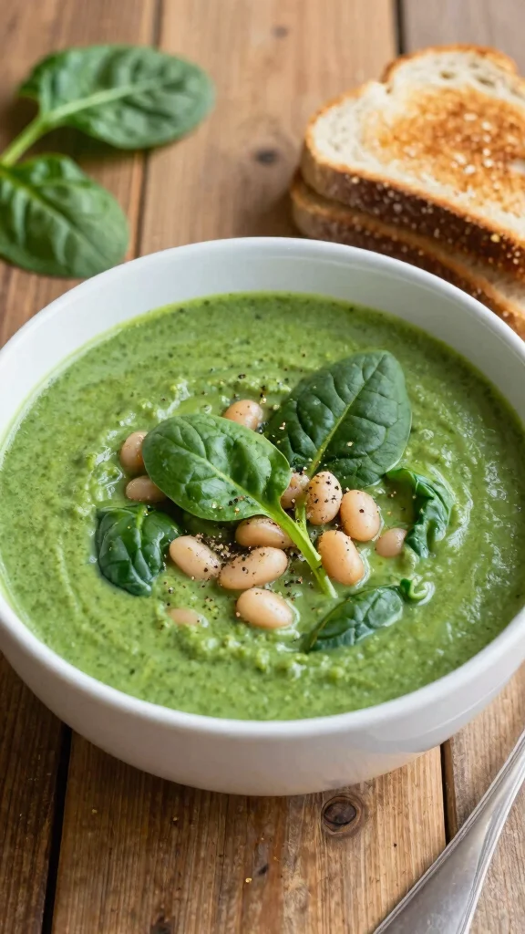 12 Gluten Free Dairy Free Soup Recipes for Cozy and Comforting Meals - 7. Spinach and White Bean Soup 1