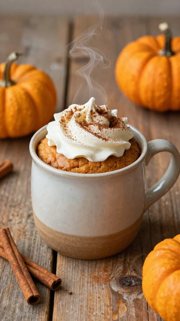 12 Gluten-Free, Lactose-Free Dessert Recipes for Sweet and Creamy Treats - 11. Pumpkin Spice Mug Cake 1