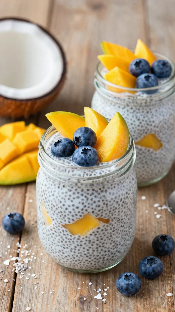 12 Gluten-Free, Lactose-Free Dessert Recipes for Sweet and Creamy Treats - 2. Coconut Chia Seed Pudding 1