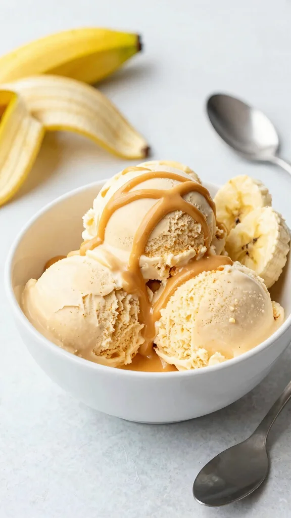 12 Gluten-Free, Lactose-Free Dessert Recipes for Sweet and Creamy Treats - 9. Peanut Butter Banana Ice Cream 1
