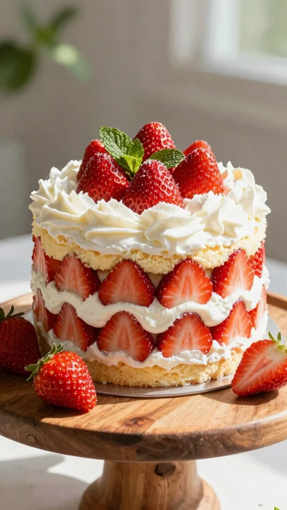 12 Gluten Free Sugar Free Cake Recipes for Better-For-You Homemade Desserts - 11. Strawberry Shortcake with Coconut Whipped Cream 1