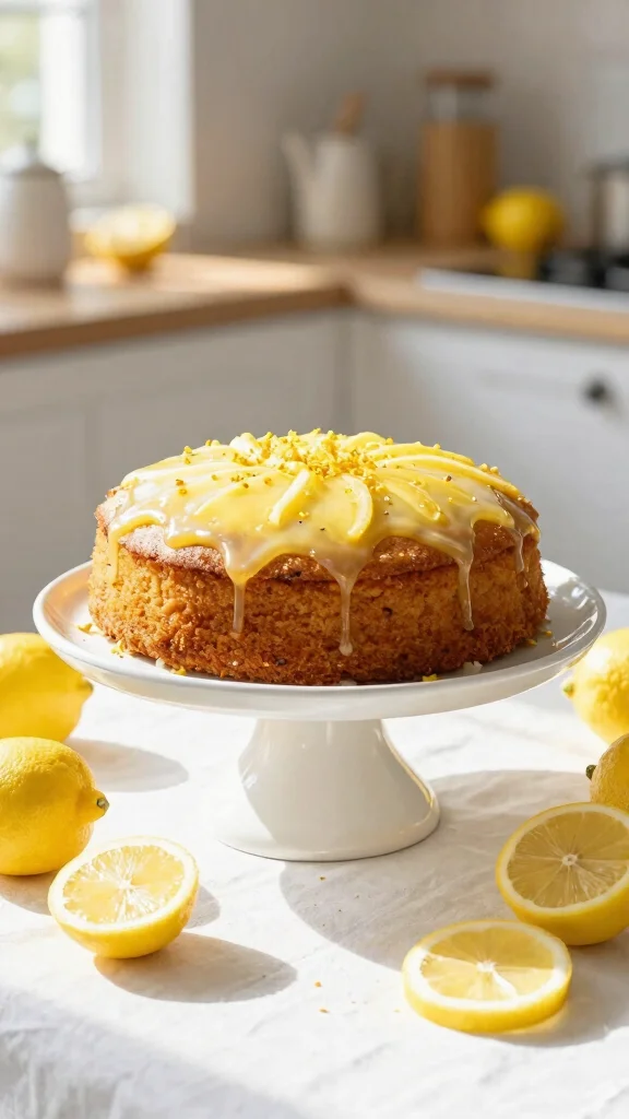 12 Gluten Free Sugar Free Cake Recipes for Better-For-You Homemade Desserts - 2. Coconut Flour Lemon Cake 1